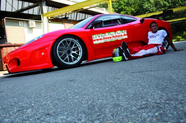 Orso biancos Rennfahrzeug  „Ferrari 430 Scuderia GT3“ (Foto: Korbinian Baier)