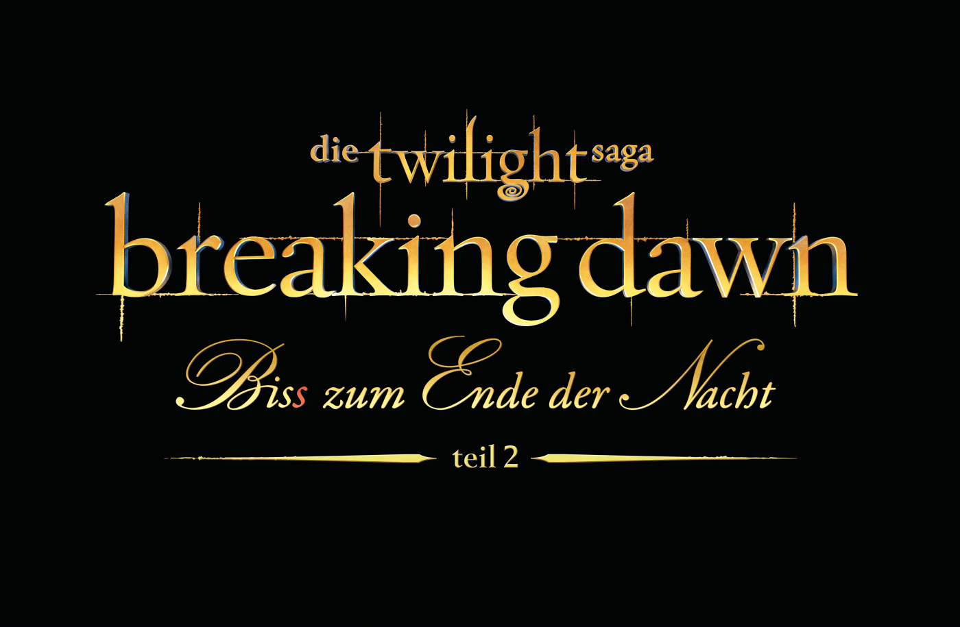 BREAKING DAWN – Der letzte Teil der „Twilight“-Saga ab 22. November 2012 im Kino