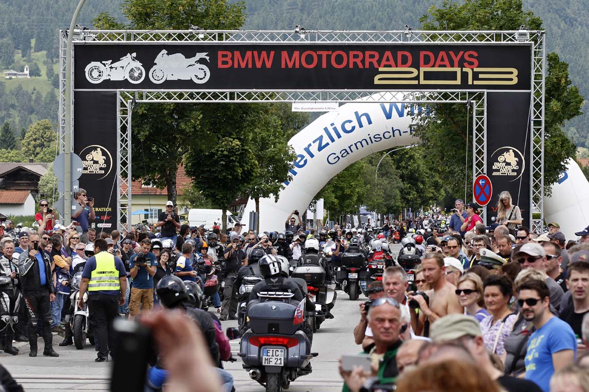 BMW Motorrad Days Besucherrekord beim größten BMW Motorrad Treffen